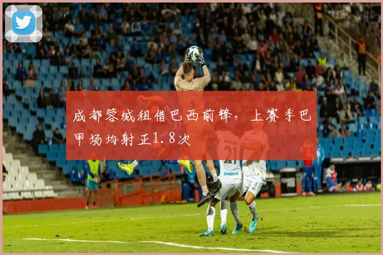 成都蓉城租借巴西前锋，上赛季巴甲场均射正1.8次